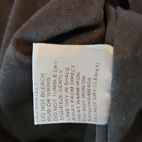 Papillon Black and Tan Patterned Bubble Dress With Pockets, Mini, Sz M - Picture 9 of 9